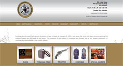 Desktop Screenshot of confederatemuseum.com